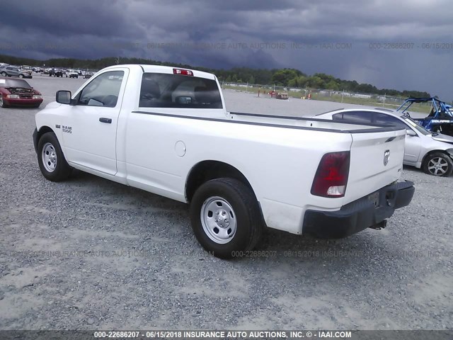 3C6JR6DT4EG180885 - 2014 RAM 1500 ST WHITE photo 3