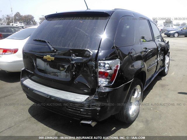 2CNDL537186019654 - 2008 CHEVROLET EQUINOX SPORT BLACK photo 4