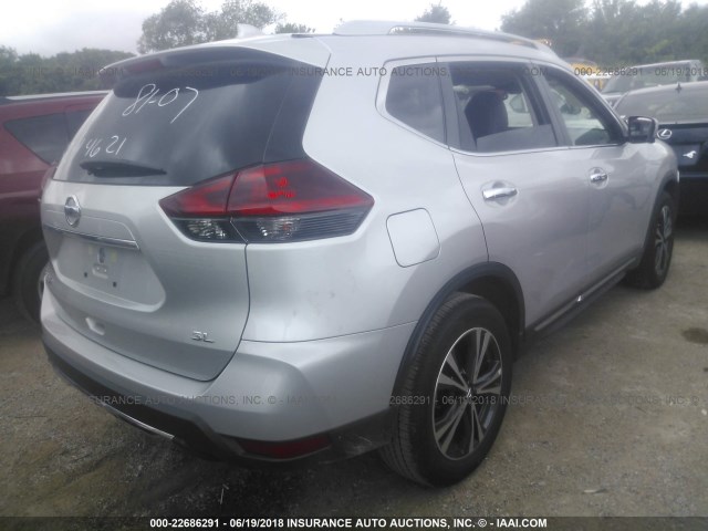 5N1AT2MT5JC740036 - 2018 NISSAN ROGUE S/SL SILVER photo 4