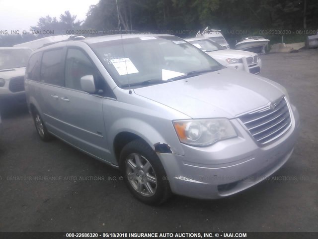 2A8HR54P78R701612 - 2008 CHRYSLER TOWN & COUNTRY TOURING SILVER photo 1