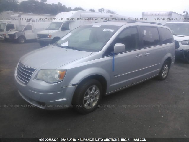 2A8HR54P78R701612 - 2008 CHRYSLER TOWN & COUNTRY TOURING SILVER photo 2