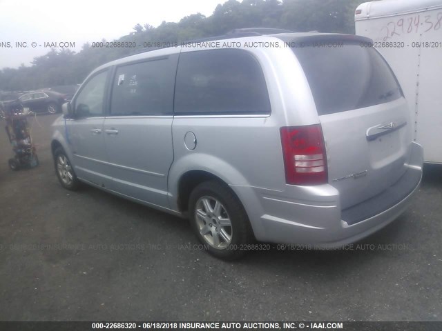 2A8HR54P78R701612 - 2008 CHRYSLER TOWN & COUNTRY TOURING SILVER photo 3