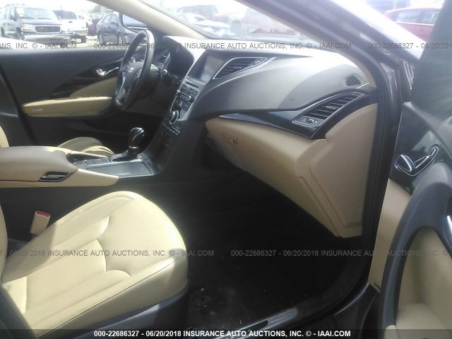 KMHFG4JG1FA453468 - 2015 HYUNDAI AZERA BROWN photo 5