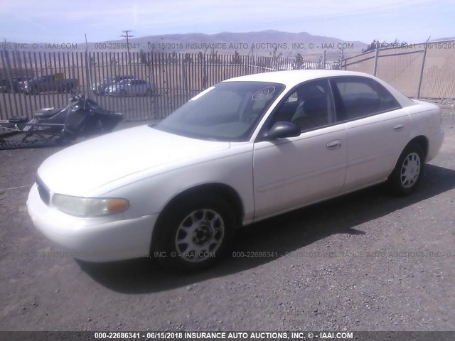 2G4WS52J631232436 - 2003 BUICK CENTURY CUSTOM WHITE photo 2