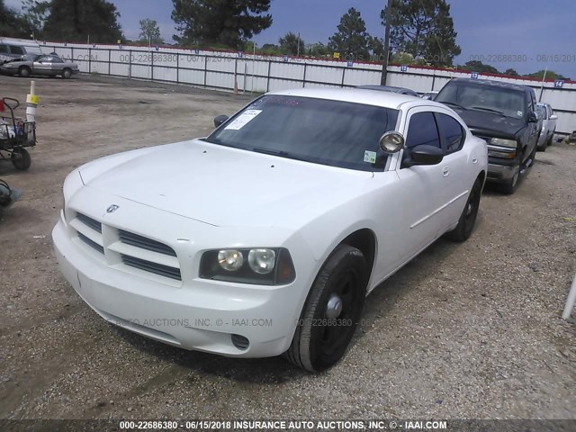 2B3LA43G96H360528 - 2006 DODGE CHARGER SE/SXT WHITE photo 2