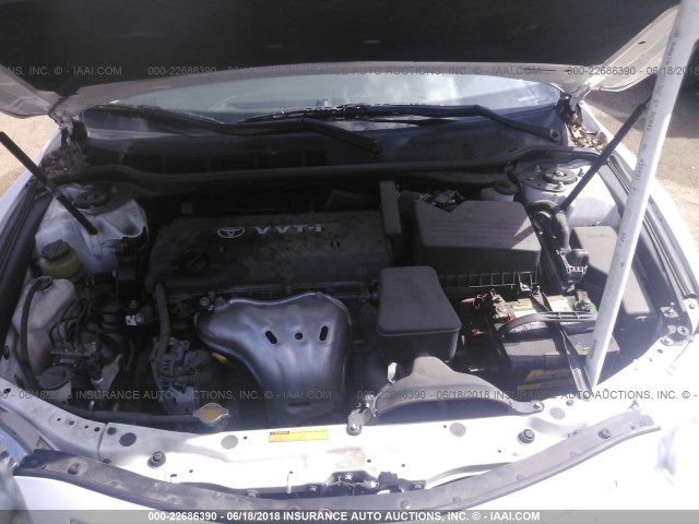 4T1BE46K99U871149 - 2009 TOYOTA CAMRY SE/LE/XLE WHITE photo 10