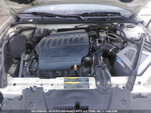 2G1WD58CX89170449 - 2008 CHEVROLET IMPALA SUPER SPORT CREAM photo 10