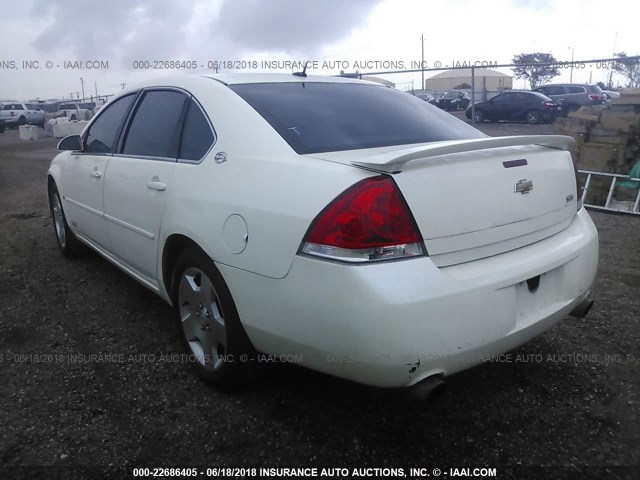 2G1WD58CX89170449 - 2008 CHEVROLET IMPALA SUPER SPORT 奶油色 照片 3