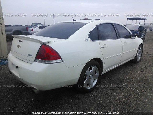 2G1WD58CX89170449 - 2008 CHEVROLET IMPALA SUPER SPORT CREAM photo 4