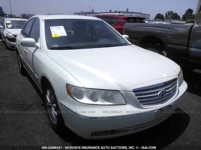 KMHFC46F16A097406 - 2006 HYUNDAI AZERA SE/LIMITED WHITE photo 1