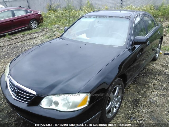 JM1TA222611712464 - 2001 MAZDA MILLENIA S BLACK photo 2