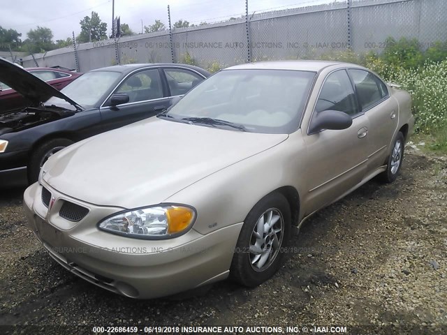 1G2NF52E53C266261 - 2003 PONTIAC GRAND AM SE1 GOLD photo 2