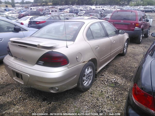 1G2NF52E53C266261 - 2003 PONTIAC GRAND AM SE1 GOLD photo 4