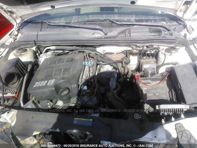 1G1ZT52875F306768 - 2005 CHEVROLET MALIBU LS Ağ foto 10