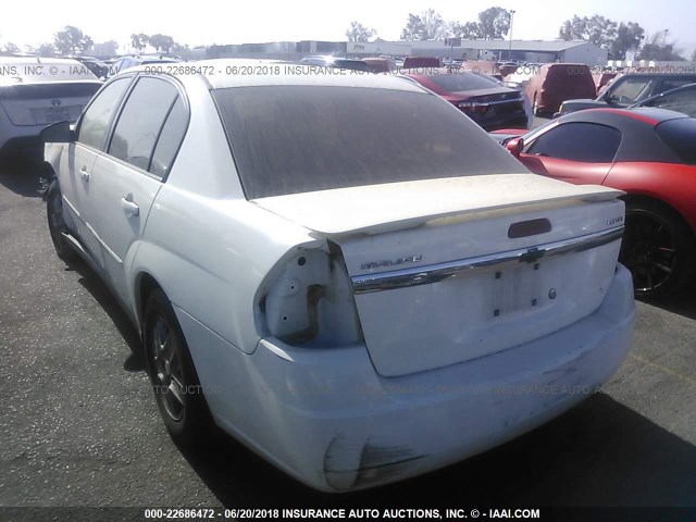 1G1ZT52875F306768 - 2005 CHEVROLET MALIBU LS Ağ foto 3