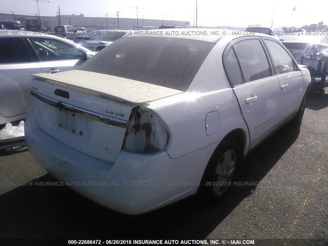 1G1ZT52875F306768 - 2005 CHEVROLET MALIBU LS Ağ foto 4