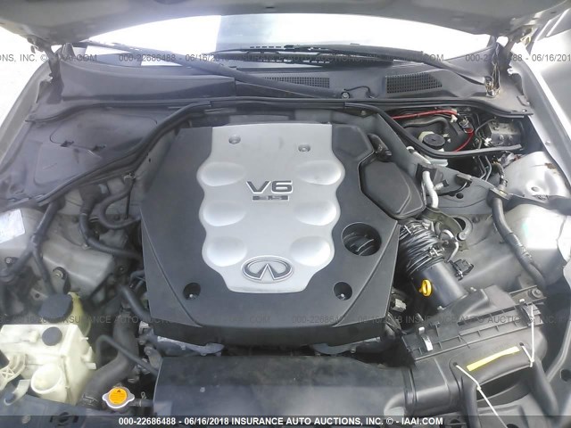 JNKCV51E36M518738 - 2006 INFINITI G35 Pewter photo 10