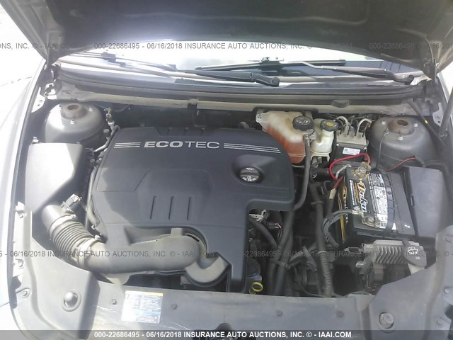 1G1ZH57B28F244271 - 2008 CHEVROLET MALIBU 1LT 灰色 照片 10