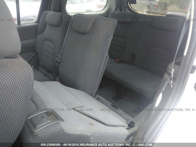 5N1AR18U26C670143 - 2006 NISSAN PATHFINDER LE/SE/XE SILVER photo 8