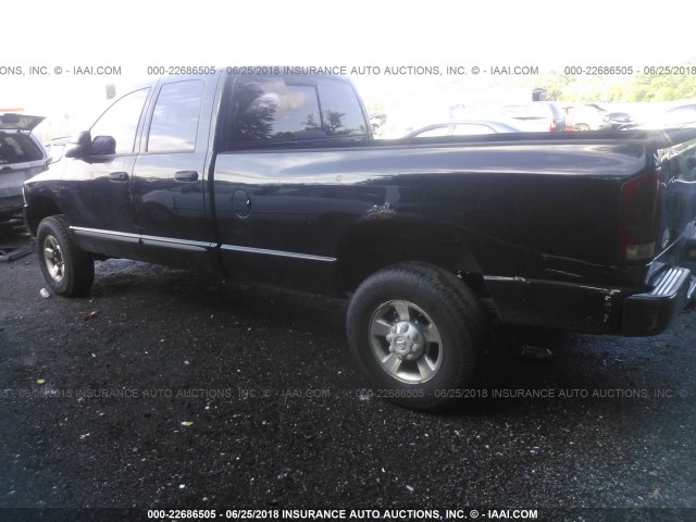 3D7KU28C14G238745 - 2004 DODGE RAM 2500 ST/SLT 黑色 照片 3