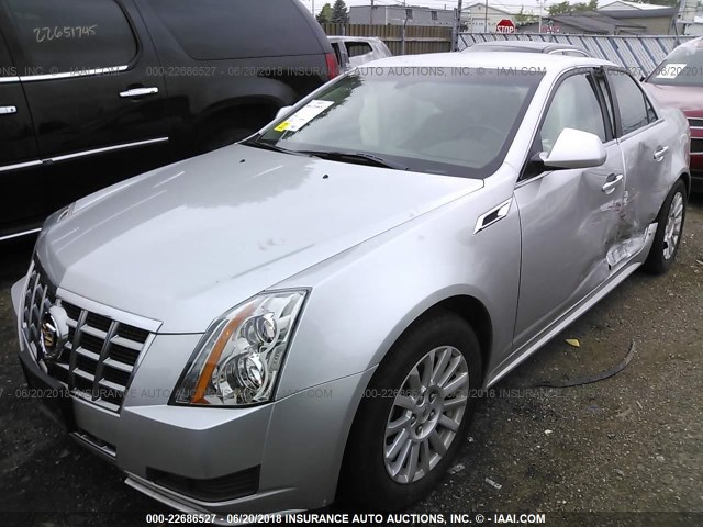 1G6DG5E5XD0170342 - 2013 CADILLAC CTS LUXURY COLLECTION SILVER photo 2