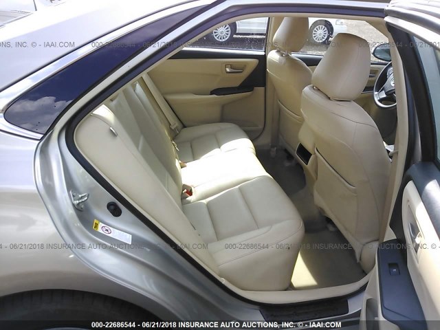 4T4BF1FK9FR475994 - 2015 TOYOTA CAMRY LE/XLE/SE/XSE Champagne photo 8