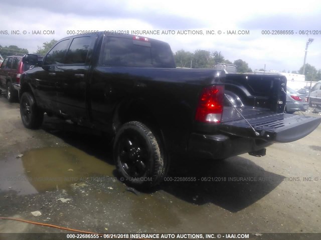 3C6UR5DL1GG101957 - 2016 RAM 2500 SLT BLACK photo 3