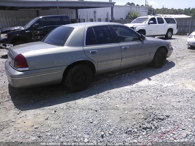 2FAFP71W6XX153310 - 1999 FORD CROWN VICTORIA POLICE INTERCEPTOR GREEN photo 4