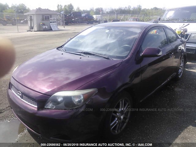 JTKDE177760126594 - 2006 TOYOTA SCION TC 紫色 照片 2