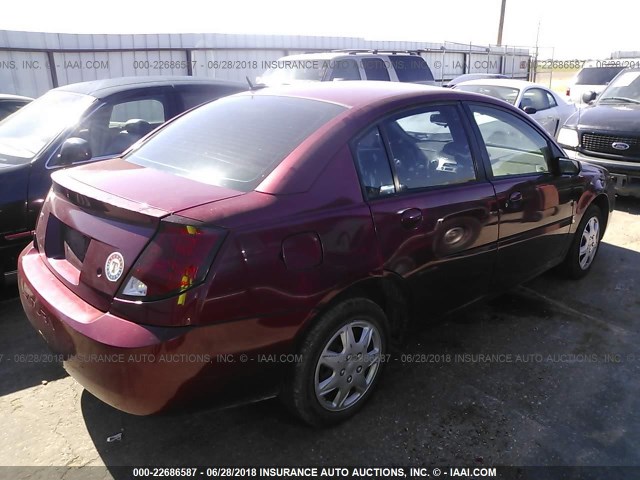 1G8AZ55F76Z141313 - 2006 SATURN ION LEVEL 2 MAROON photo 4