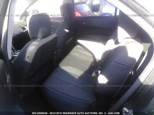 2CNALDEC4B6421487 - 2011 CHEVROLET EQUINOX LT BLACK photo 8