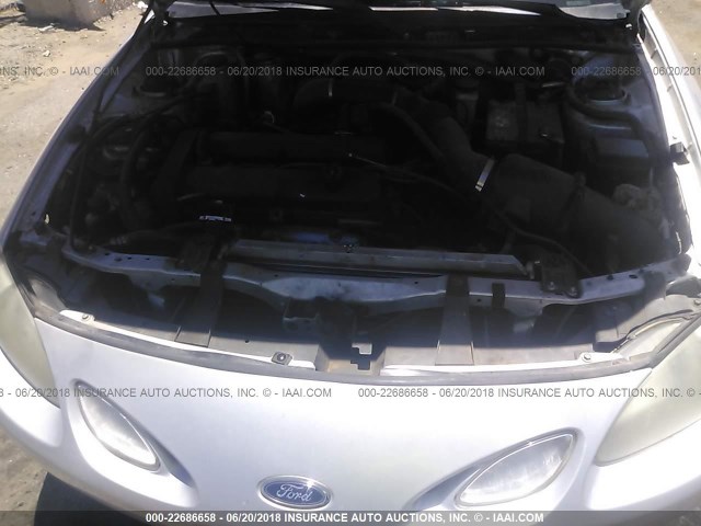 3FAKP1136XR177722 - 1999 FORD ESCORT ZX2/COOL/HOT ვერცხლისფერი ფოტო 10
