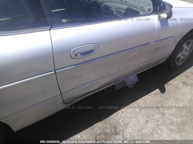 3FAKP1136XR177722 - 1999 FORD ESCORT ZX2/COOL/HOT ვერცხლისფერი ფოტო 6