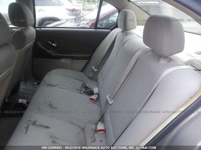 1G1ZS58F67F111918 - 2007 CHEVROLET MALIBU LS GOLD photo 8
