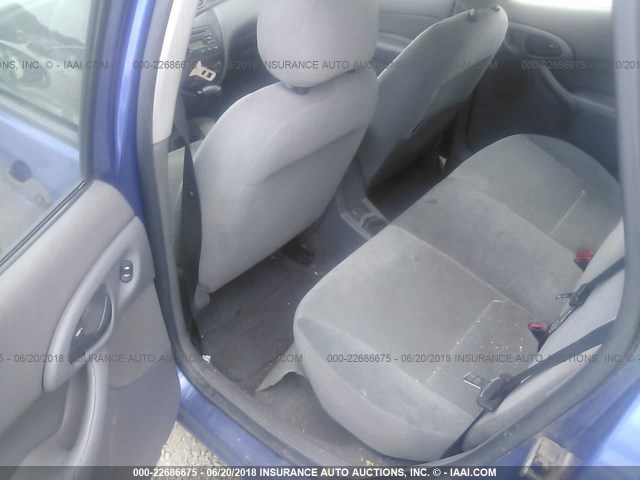 1FAFP36392W216475 - 2002 FORD FOCUS SE/SE COMFORT/ZTW/SE SPRT BLUE photo 8