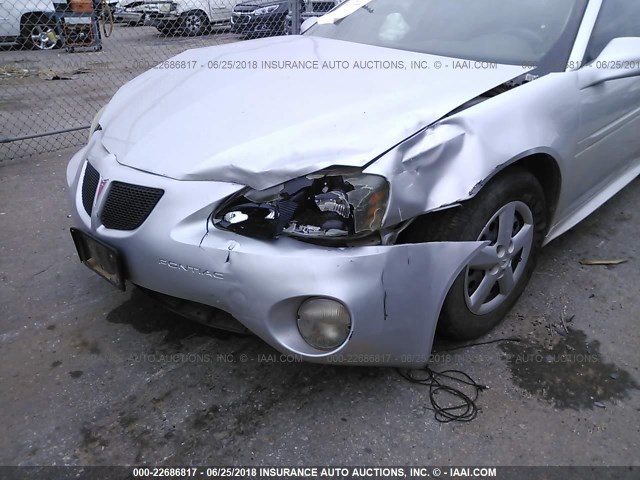 2G2WP542051271378 - 2005 PONTIAC GRAND PRIX SILVER photo 6