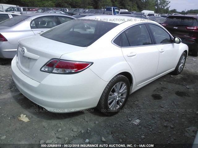 1YVHP82A695M13635 - 2009 MAZDA 6 I WHITE photo 4