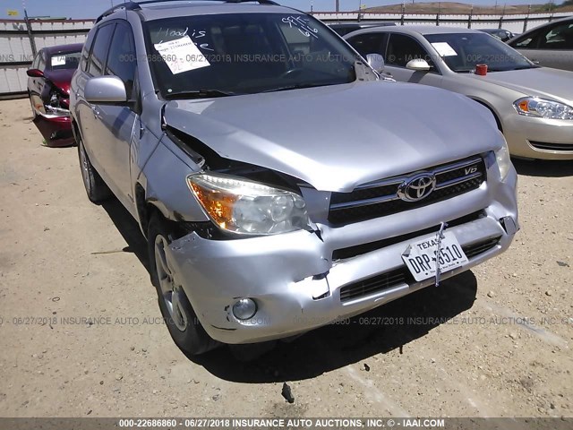 JTMZK31V585022622 - 2008 TOYOTA RAV4 LIMITED SILVER photo 6