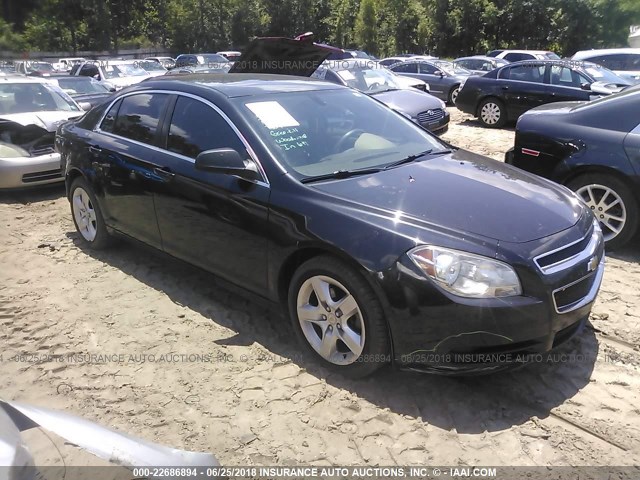 1G1ZA5EU6BF228803 - 2011 CHEVROLET MALIBU LS 黑色 照片 1
