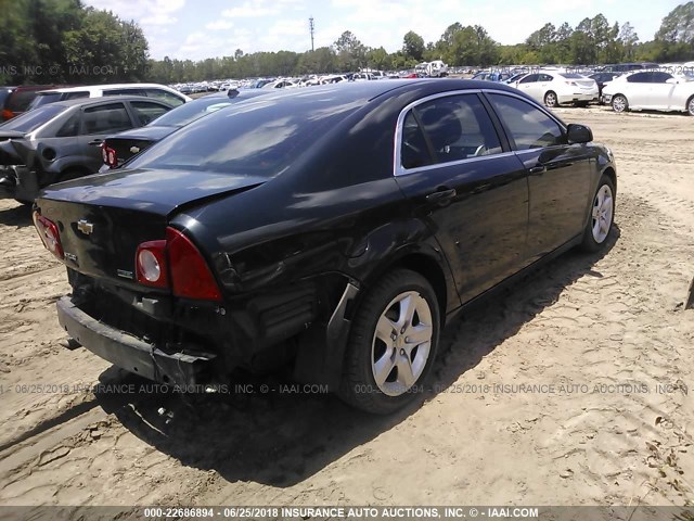 1G1ZA5EU6BF228803 - 2011 CHEVROLET MALIBU LS 黑色 照片 4