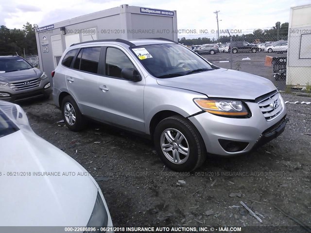 5XYZG3AB1BG009761 - 2011 HYUNDAI SANTA FE GLS SILVER photo 1