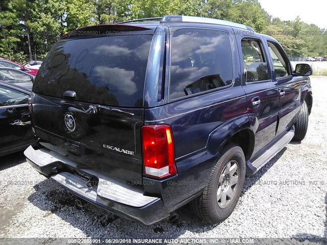 1GYEK63N05R155283 - 2005 CADILLAC ESCALADE LUXURY Navy photo 4