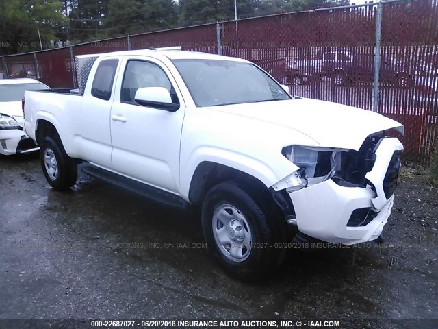 5TFRX5GN4HX084845 - 2017 TOYOTA TACOMA ACCESS CAB/SR/SR5 თეთრი ფოტო 1