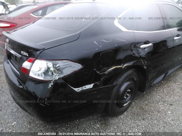 JN1AY1AR9BM570822 - 2011 INFINITI M56 X BLACK photo 6