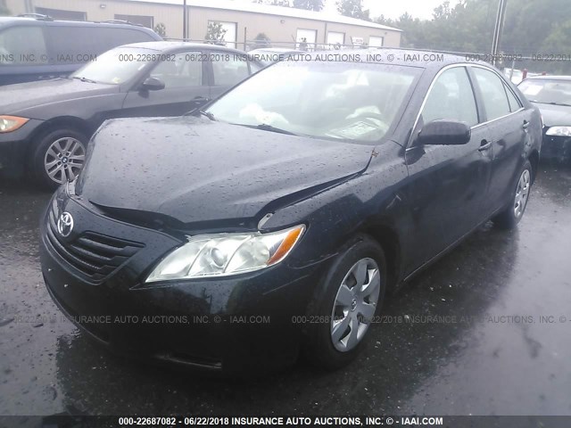 4T1BE46K87U111260 - 2007 TOYOTA CAMRY NEW GENERAT CE/LE/XLE/SE BLACK photo 2