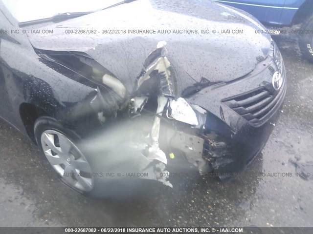 4T1BE46K87U111260 - 2007 TOYOTA CAMRY NEW GENERAT CE/LE/XLE/SE BLACK photo 6