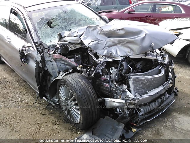 55SWF4KB9FU025678 - 2015 MERCEDES-BENZ C 300 4MATIC SILVER photo 6