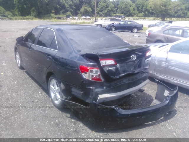 4T1BF1FK6DU227550 - 2013 TOYOTA CAMRY L/SE/LE/XLE 黑色 照片 3