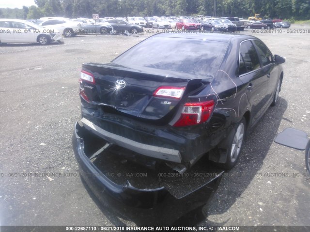 4T1BF1FK6DU227550 - 2013 TOYOTA CAMRY L/SE/LE/XLE 黑色 照片 4