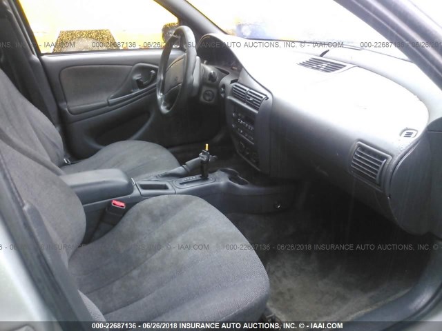 1G1JC524827258116 - 2002 CHEVROLET CAVALIER CNG SILVER photo 5